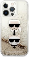 Чохол Karl Lagerfeld Liquid Glitter Karl & Choupette for iPhone 13 Pro Max 