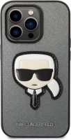 Фото - Чохол Karl Lagerfeld Saffiano Karl's Head Patch for iPhone 14 Pro Max 