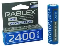 Фото - Акумулятор / батарейка Rablex 1x18650  2400 mAh Protect