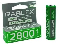 Фото - Акумулятор / батарейка Rablex 1x18650  2800 mAh