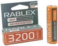 Фото - Акумулятор / батарейка Rablex 1x18650  3200 mAh