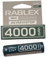 Фото - Акумулятор / батарейка Rablex 1x18650  4000 mAh