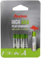 Фото - Акумулятор / батарейка Auchan  4xAA 1000 mAh