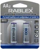 Фото - Акумулятор / батарейка Rablex 2xAA  800 mAh