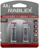 Фото - Акумулятор / батарейка Rablex 2xAA  600 mAh