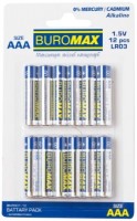 Zdjęcia - Bateria / akumulator Buromax Alkaline 12xAAA 