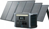 Фото - Зарядна станція ANKER 757 PowerHouse + 3 Solar Panel (100W) 