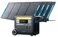 Фото - Зарядна станція ANKER 767 PowerHouse + 4 Solar Panel (200W) 