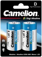 Фото - Акумулятор / батарейка Camelion Digi Alkaline 2xD 