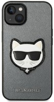 Etui Karl Lagerfeld Saffiano Choupette Head Patch for iPhone 14 