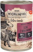 Фото - Корм для собак Wiejska Zagroda Canned Adult Forest Flavors Wild Boar/Beef 400 g 1 шт
