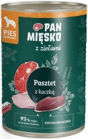 Zdjęcia - Karm dla psów PAN MIESKO Adult Herbs with Duck 400 g 1 szt.