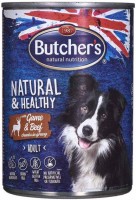 Karm dla psów Butchers Adult Natural/Healthy Canned Game/Beef 400 g 1 szt.