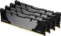 Pamięć RAM Kingston Fury Renegade DDR4 Black 4x32Gb KF436C18RB2K4/128