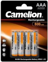 Акумулятор / батарейка Camelion  4xAAA 600 mAh