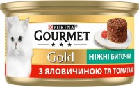 Фото - Корм для кішок Gourmet Gold Canned Beef/Tomatoes 12 pcs 