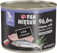 Karma dla kotów PAN MIESKO Wet Food Adult Turkey with Salmon 200 g 