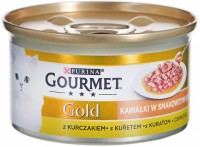 Фото - Корм для кішок Gourmet Gold Canned Sauce Delights Chicken 85 g 