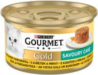 Корм для кішок Gourmet Gold Savoury Cake Chicken/Carrots 85 g 