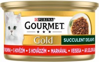 Корм для кішок Gourmet Gold Canned Succulent Delights Beef 85 g 