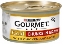 Karma dla kotów Gourmet Gold Canned Chicken/Liver 85 g 