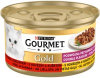 Корм для кішок Gourmet Gold Canned Double Delicacies 85 g 