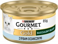 Karma dla kotów Gourmet Gold Canned Succulent Delights Fish 85 g 