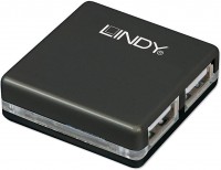 Кардридер / USB-хаб Lindy 42742 