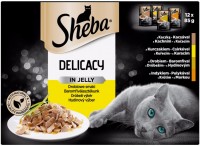 Karma dla kotów Sheba Delicacy Poultry Flavors in Jelly  12 pcs