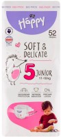 Pielucha Bella Baby Happy Soft & Delicate Junior 5 / 52 pcs 