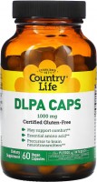 Фото - Амінокислоти Country Life DLPA Caps 60 cap 