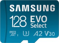 Zdjęcia - Karta pamięci Samsung EVO Select microSDXC + Adapter 128 GB