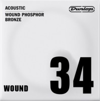 Фото - Струни Dunlop Phosphor Bronze Single 34 