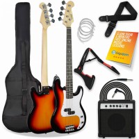 Zdjęcia - Gitara 3rd Avenue Full Size Electric Bass Guitar Pack 