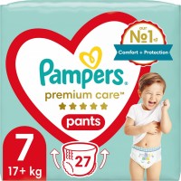 Фото - Підгузки Pampers Premium Care Pants 7 / 27 pcs 
