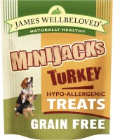 Zdjęcia - Karm dla psów James Wellbeloved Mini Jacks Dog Treats Turkey 90 g 