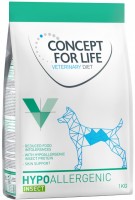 Karm dla psów Concept for Life Veterinary Diet Dog Hypoallergenic Insect 1 kg 