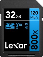 Карта пам'яті Lexar High-Performance 800x SD UHS-I Card BLUE Series 32 ГБ