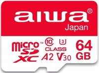 Карта пам'яті Aiwa microSD + Adapter 64 ГБ
