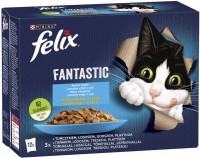 Корм для кішок Felix Fantastic Flavors Fish in Jelly 12 pcs 