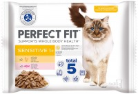 Корм для кішок Perfect Fit Sensitive 1+ Chicken/Salmon Pouch 340 g 