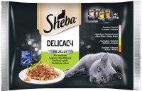 Karma dla kotów Sheba Delicacy Mix of Flavors in Jelly 4 pcs 