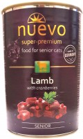 Zdjęcia - Karma dla kotów Nuevo Senior Canned with Lamb  400 g
