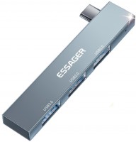 Фото - Кардридер / USB-хаб Essager EHBC03-FY0G-P 