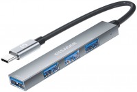 Фото - Кардридер / USB-хаб Essager EHBC04-FY10-P 