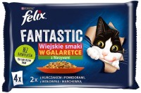 Корм для кішок Felix Fantastic Country Flavors in Jelly 4 pcs 