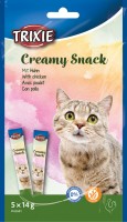 Корм для кішок Trixie Creamy Snacks Chicken 5 pcs 