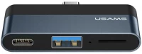 Кардридер / USB-хаб USAMS US-SJ491 