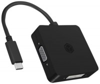Кардридер / USB-хаб Icy Box IB-DK1104-C 