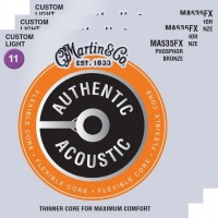 Струни Martin Authentic Acoustic Flexible Core 92/8 Phosphor Bronze 11-52 (3-Pack) 